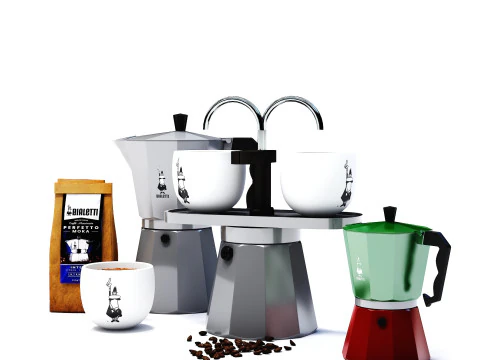 Moka Express CM 02 3D Model