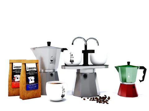 Moka Express CM 02 3D Model