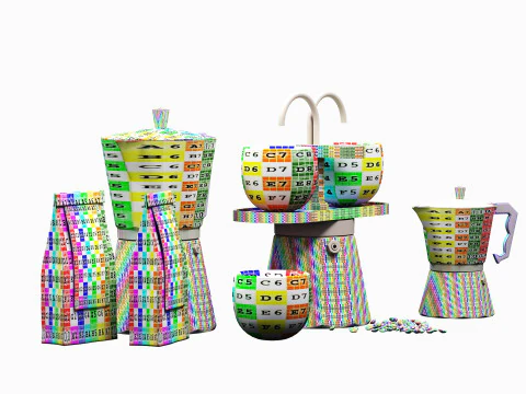 Moka Express CM 02 3D Model