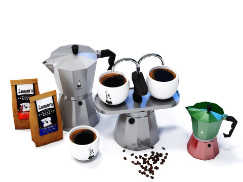 Moka Express CM 02 3D Model