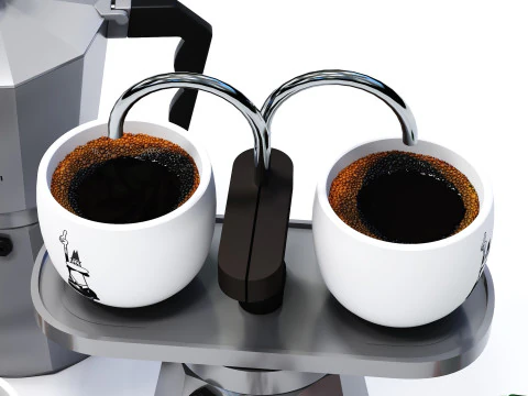 Moka Express CM 02 3D Model