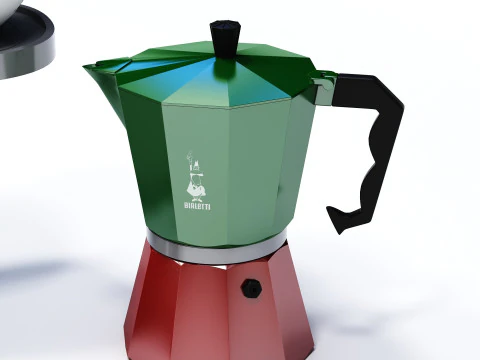 Moka Express CM 02 3D Model