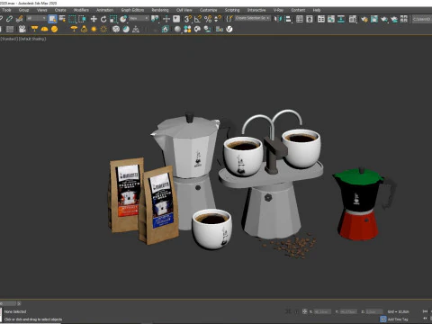 Moka Express CM 02 3D Model
