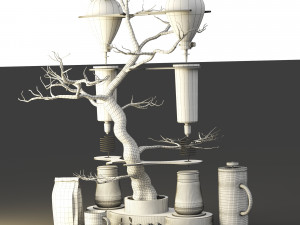 Cold Drip Tower CM 03 Model 3D