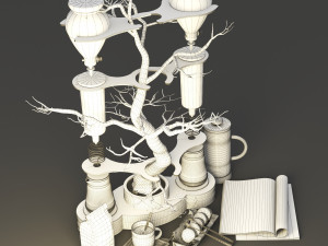 Cold Drip Tower CM 03 Model 3D