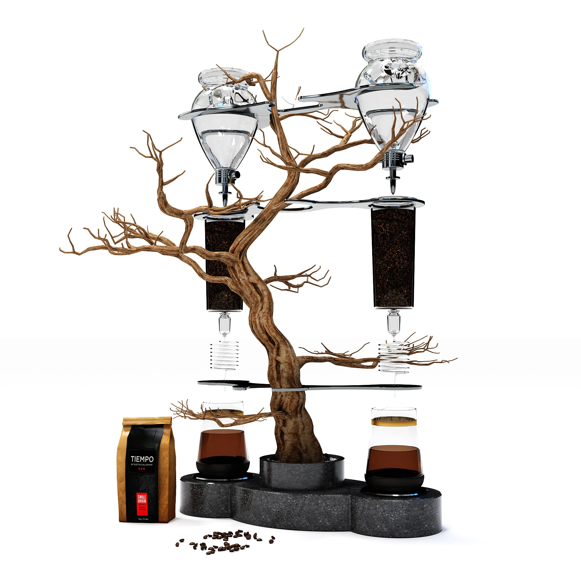 Torre de Gotejamento Frio CM 03 Modelo 3D .c4d .max .obj .3ds .fbx .stl .blend 