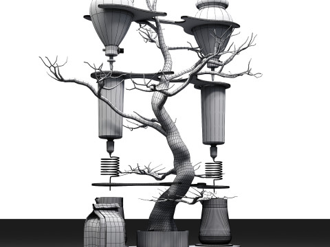 Kalttropfturm CM 03 3D Modell