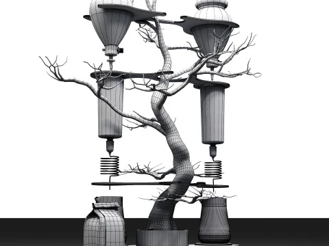 Torre de Gotejamento Frio CM 03 Modelo 3D