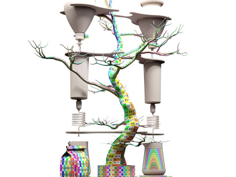 Kalttropfturm CM 03 3D Modell