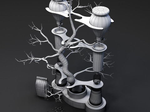 Kalttropfturm CM 03 3D Modell
