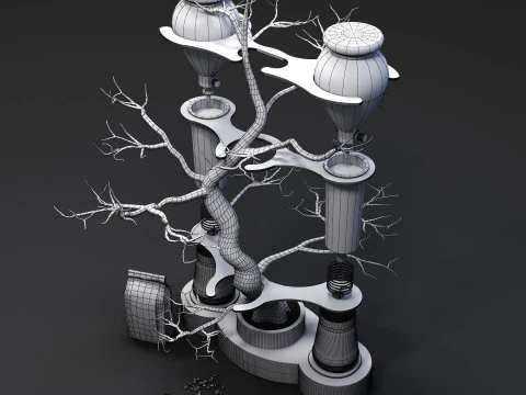 Torre de Gotejamento Frio CM 03 Modelo 3D