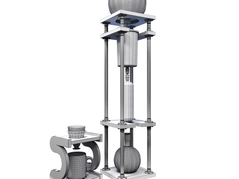 Cold Drip Tower CM 04 3D Model