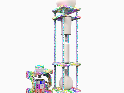 Cold Drip Tower CM 04 3D Model