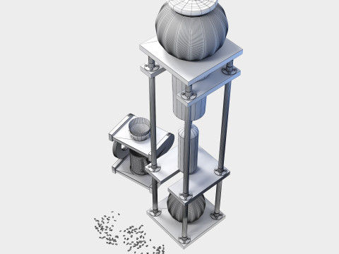 Cold Drip Tower CM 04 3D Model