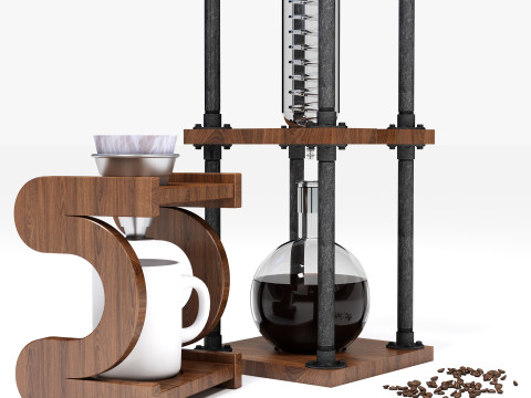 Cold Drip Tower CM 04 3D Model