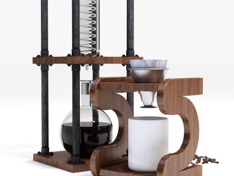 Cold Drip Tower CM 04 3D Model