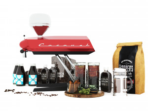 Caravel Coffee Grinder CM 07 3D 모델
