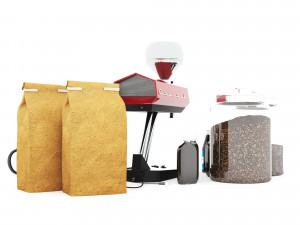 Caravel Coffee Grinder CM 07 3D 모델
