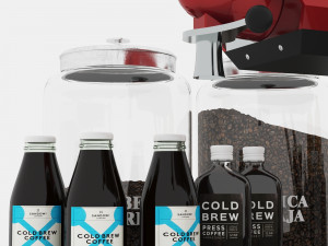Caravel Coffee Grinder CM 07 3D 모델