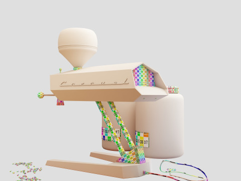 Penggiling Kopi Caravel CM 07 Model 3D