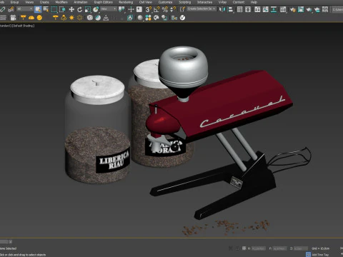 Caravel Coffee Grinder CM 07 3D Model