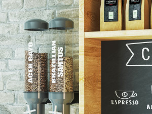 Coffee Bar CB04 3D Model