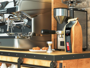 Coffee Bar CB04 3D Model