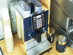 Coffee Bar CB04 3D Model