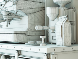 Coffee Bar CB04 3D Model