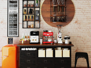 Coffee Bar CB05 3D Model