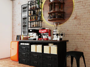 Coffee Bar CB05 3D Model
