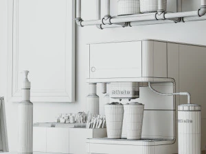 Coffee Bar CB05 3D Model