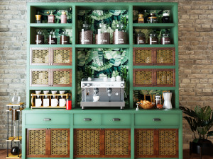 Coffee Bar CB06 3D Model
