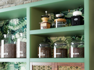 Coffee Bar CB06 3D 모델