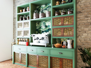 Coffee Bar CB06 3D 모델