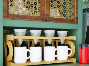 Coffee Bar CB06 3D 모델