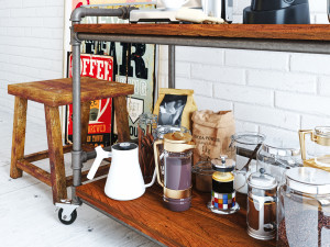 Coffee Bar CB07 Modelo 3D