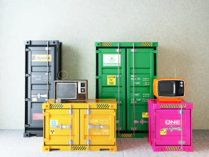 Arm&aacute;rio de cont&ecirc;iner CC1 Modelo 3D