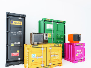 Container Cabinet CC1 3D Model