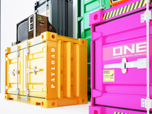 Container Cabinet CC1 3D Model