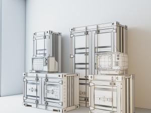 Container Cabinet CC1 3D Model