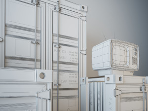 Container Cabinet CC1 3D Model