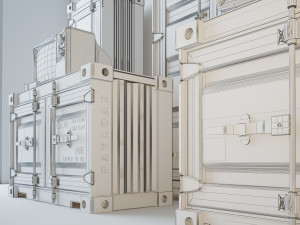 Container Cabinet CC1 3D Model