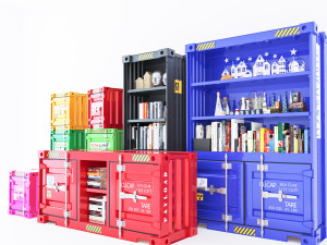 Container Cabinet CC2 Model 3D