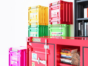 Container Cabinet CC2 Model 3D