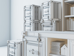 Container Cabinet CC2 Model 3D