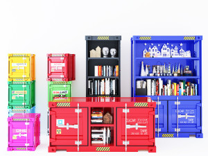 Container Cabinet CC2 Model 3D