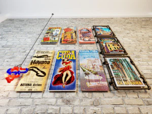 Placas Vintage de Madeira WV3 Modelo 3D