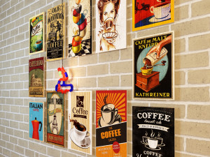 Wooden Vintage Plaques WV6 Model 3D