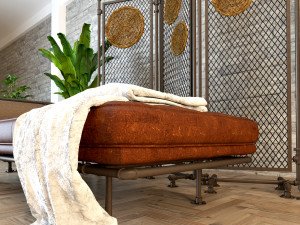 Daybed and Partition DP1 3D 模型